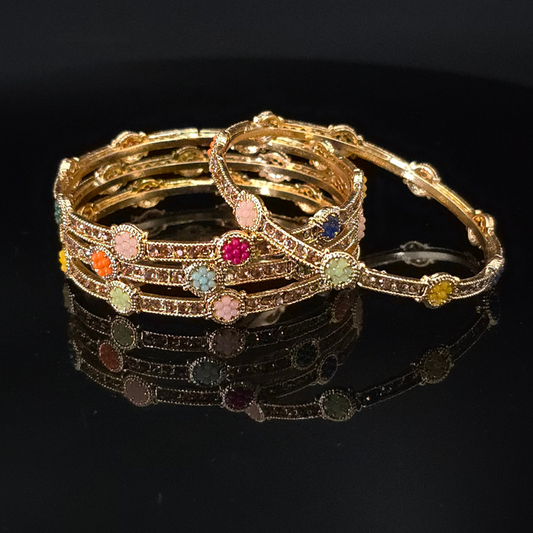 Golden Sparklers Bangles